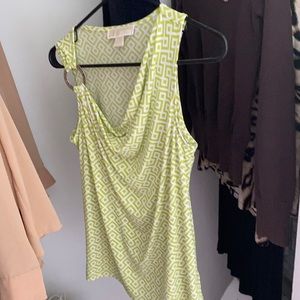 Micheal Kors geometric design blouse